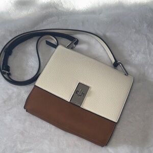 Calvin Klein Elegant Three-Tone Crossbody Bag